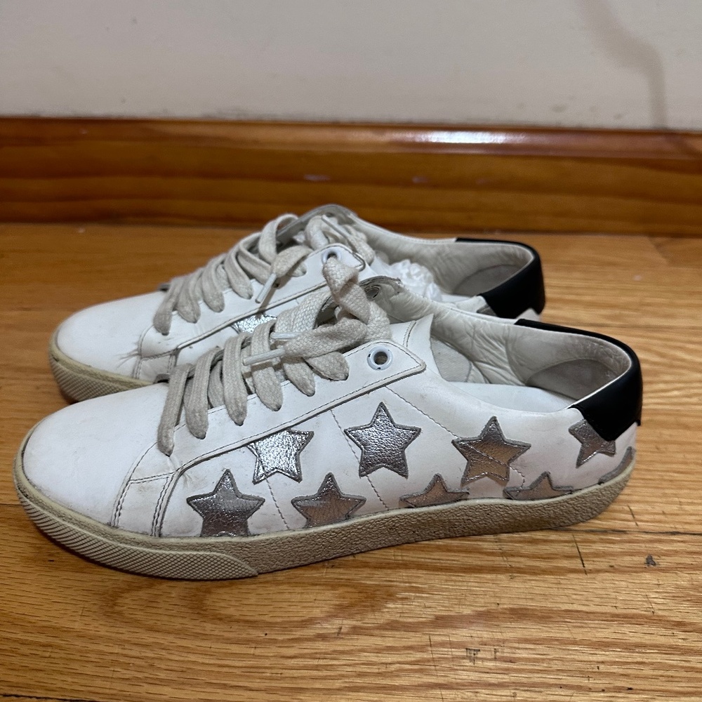 Saint Laurent Court Classic Star Sneakers